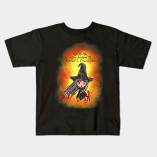 We Are The Granddaughters Of Witches You Couldn’t Burn Kids T-Shirt